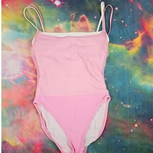 Anne‎ Cole Collection Women's Pink One Piece Swimsuit bodysuit balletcore